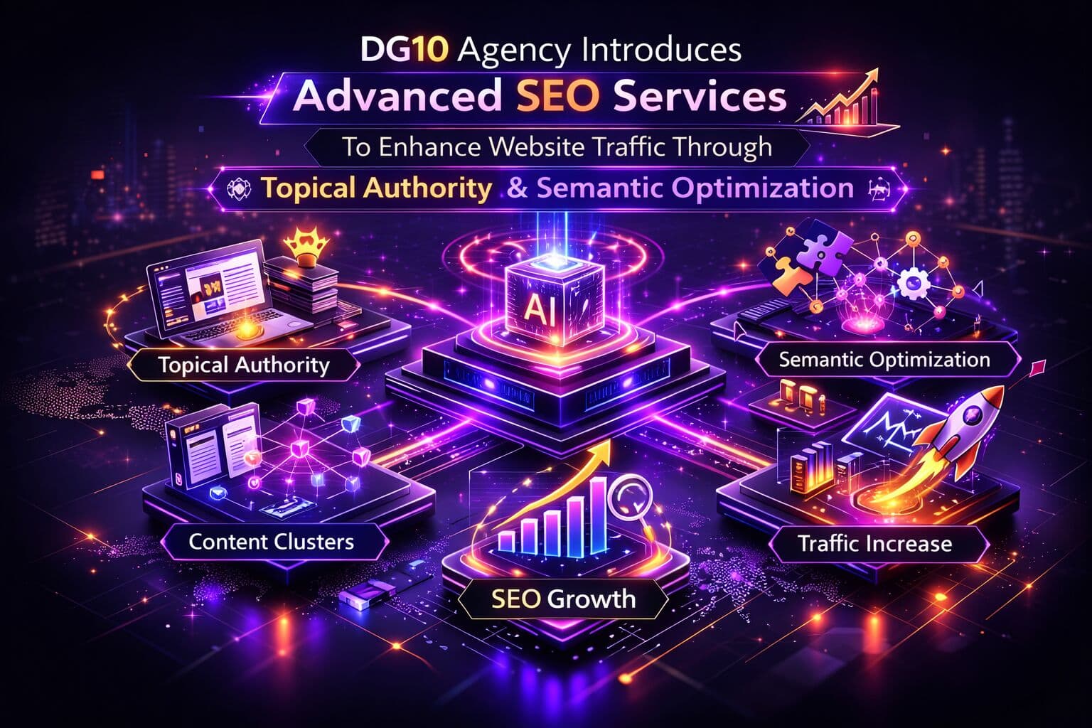 DG10 Agency Launches Advanced SEO Services to Enhance Website Traffic Through Topical Authority and Semantic Optimization