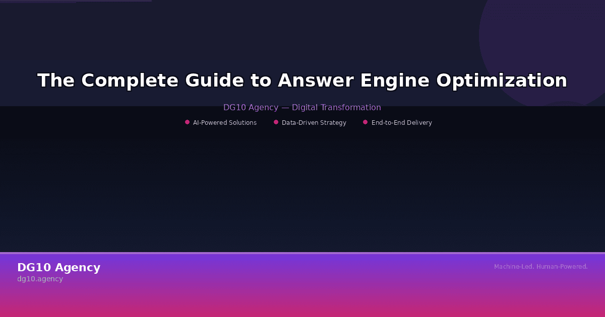 The Complete Guide to Answer Engine Optimization (AEO) in 2026