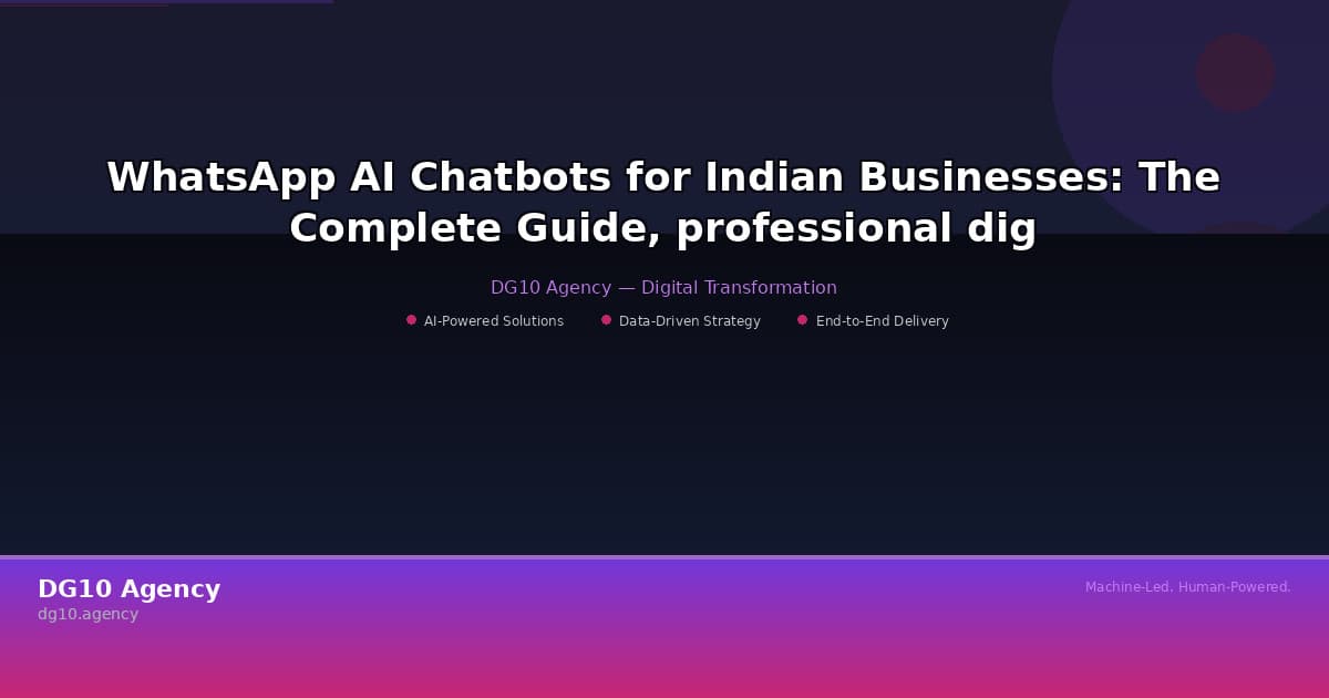 WhatsApp AI Chatbots for Indian Businesses: The Complete Guide